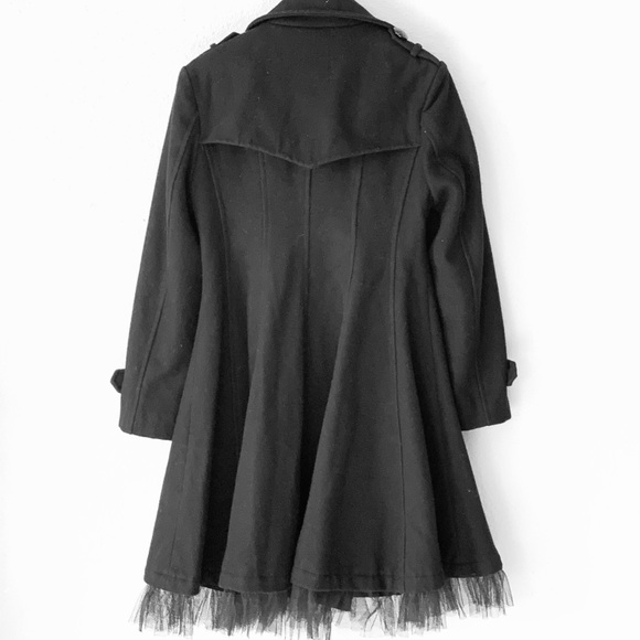 AOISOS Black Lined Coat (size: 8) - Picture 11 of 15